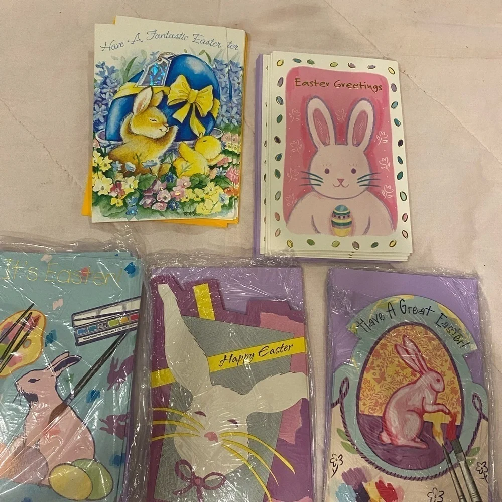 Easter Parade Easter Cards Lot of 5 (DN)